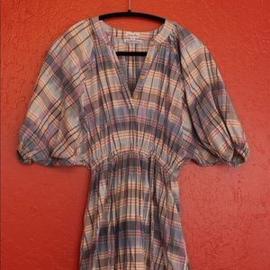 Steven Alan Plaid Madras Dress - EUC - USA Made